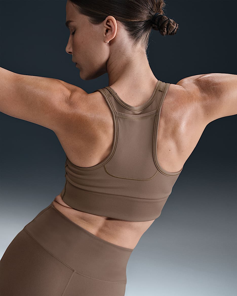 Nike swoosh pocket bra online